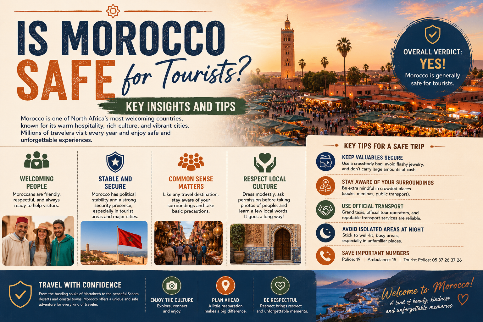 Is Morocco Safe for Tourists? Key Insights and Tips