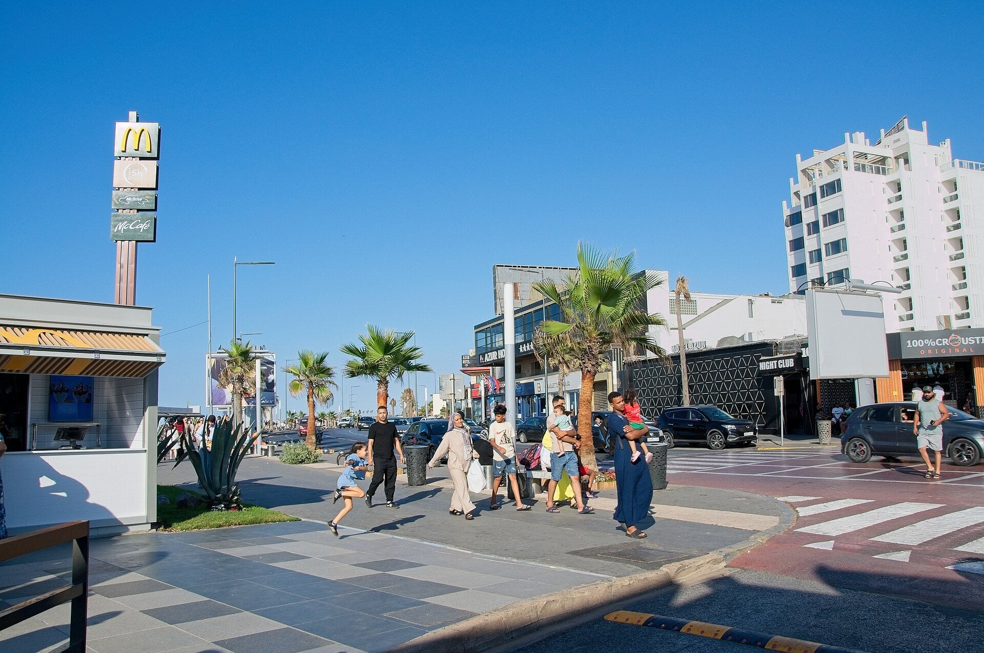 Ain Diab Corniche running route