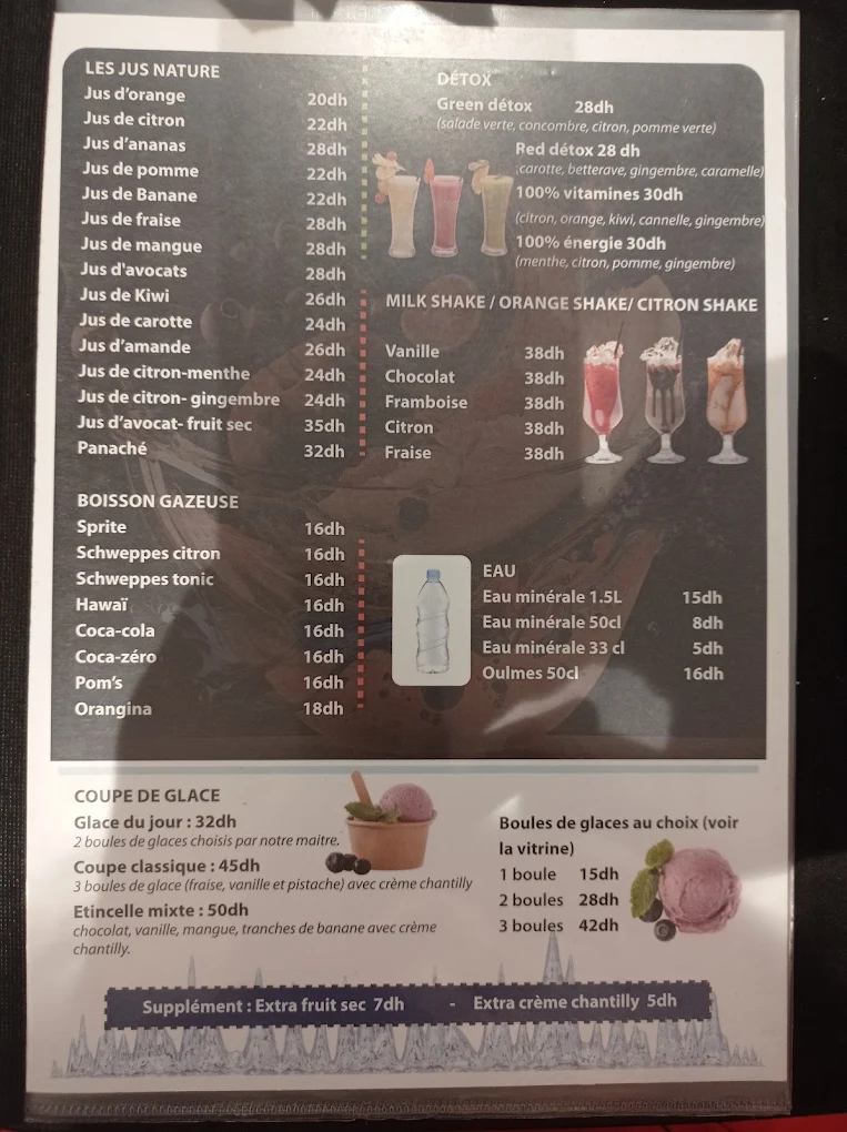 Café Restaurant L'Étincelle — menu page 4