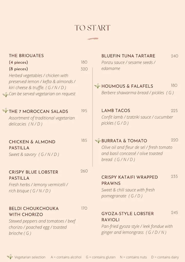 Comptoir Darna — menu page 3